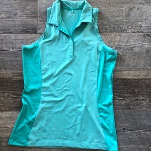 Nike button down golf polo